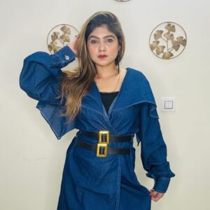 Denim “Wrapp” Dress