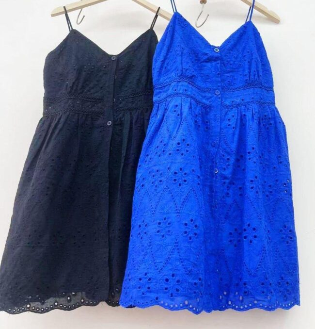 Elegant Chikanari Cotton Dress – Perfect for Summer!