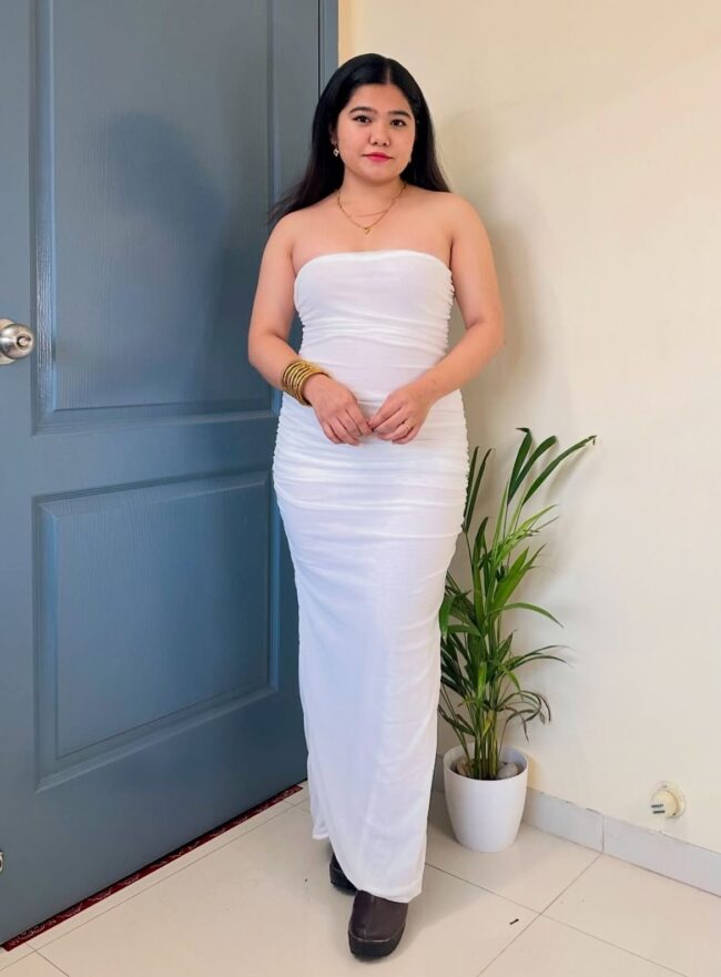 Mesh tube Dress