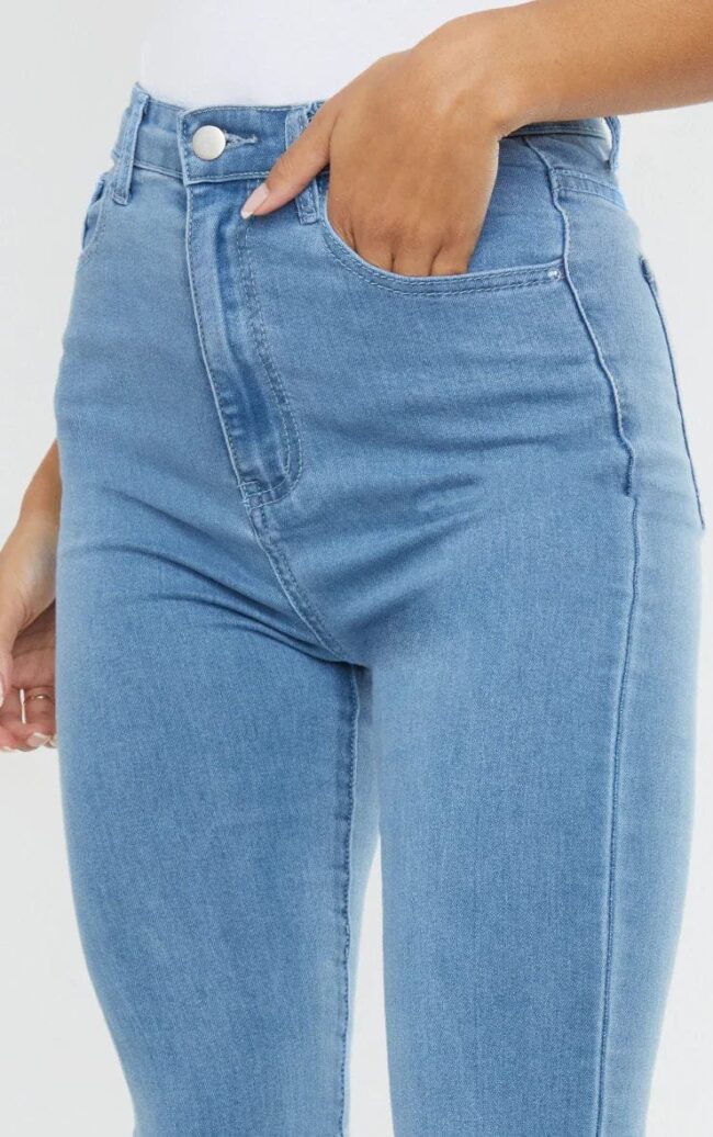 High Waist Bootcut Jeans - Image 2