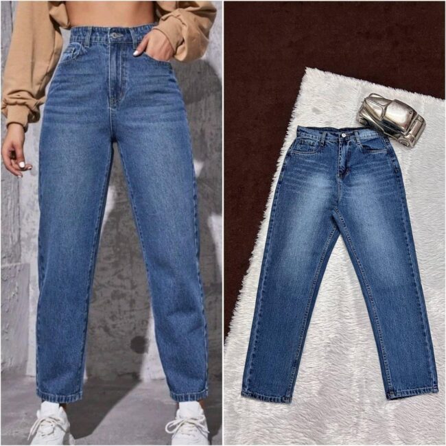 💞 Wishkar Wash High Waist Momfit Jeans 💕 - Image 4