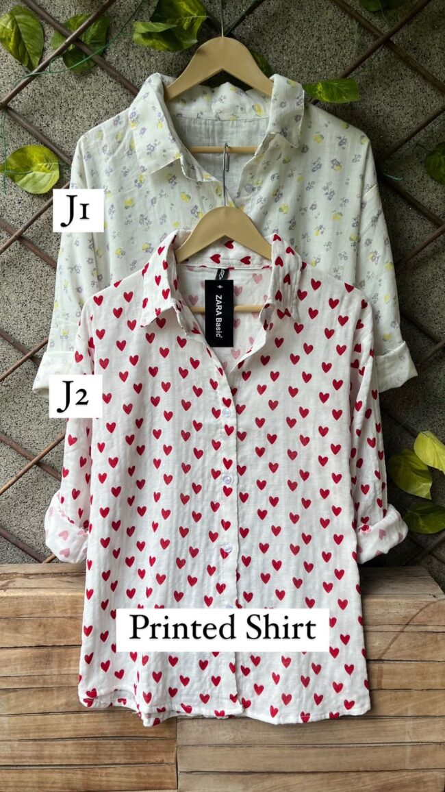 Printed Mulmul Cotton Shirt✨