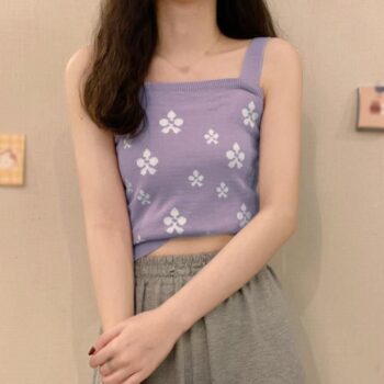 🌸 Beautiful Summer Wear Floral Print Sleeveless Camisole Top 😍