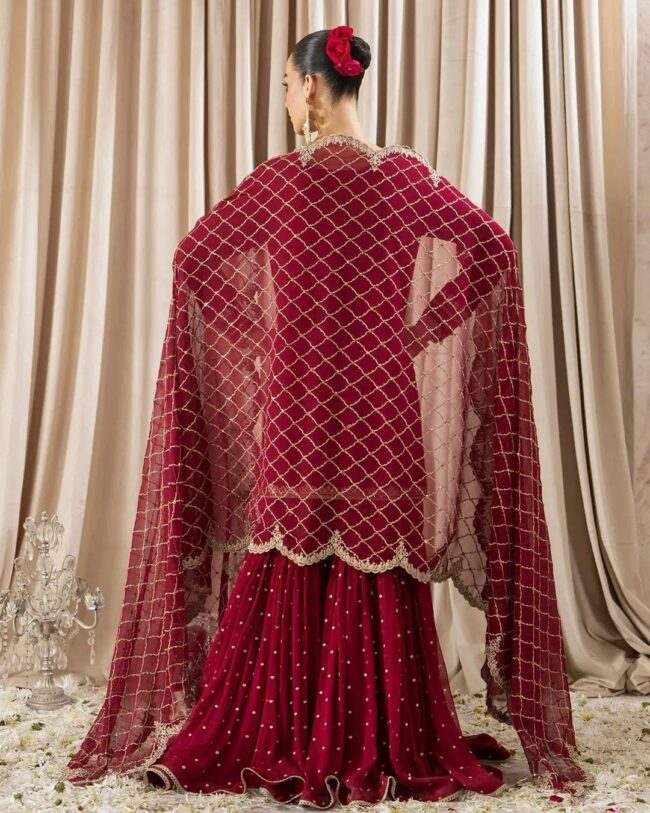 Sharara Set ✨ | 🧚‍♀ Thread & Sequin Work - Image 4