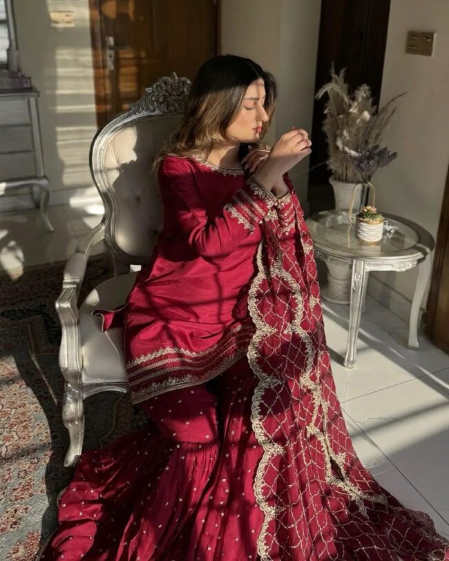 Sharara Set ✨ | 🧚‍♀ Thread & Sequin Work - Image 2