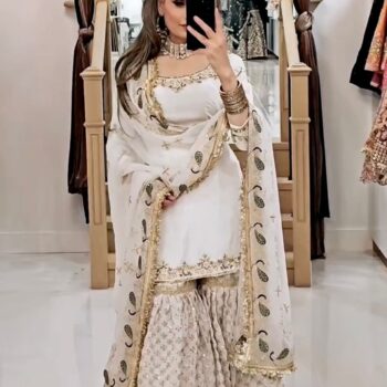 👗✨ NSR-850 Designer Embroidered Party Wear Set ✨👗