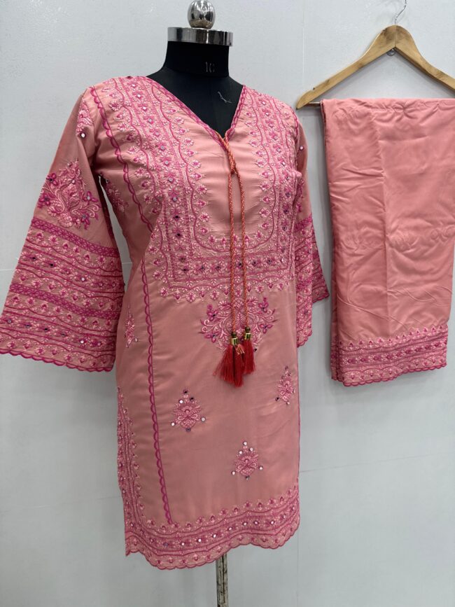 🌟 NEW DESIGNER HEAVY COTTON SALWAR SUIT – ST:-212 🌟 - Image 6