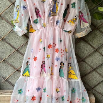 ✨ FAIRY DISNEY DRESS (WITH EMBROIDERY WORK) ✨