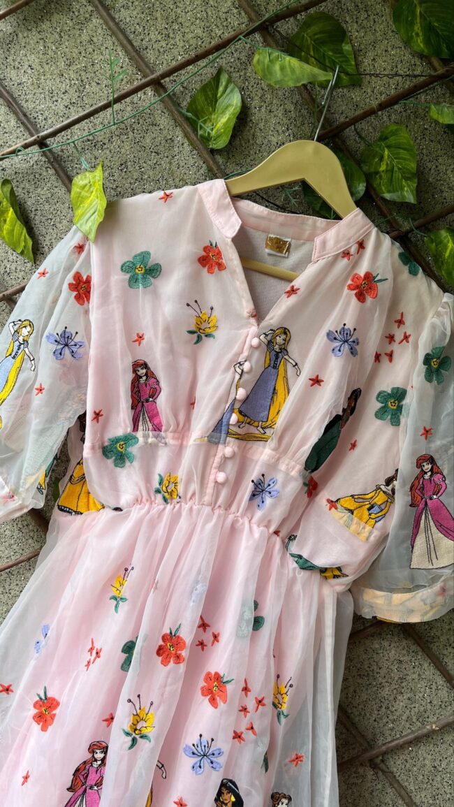 ✨ FAIRY DISNEY DRESS (WITH EMBROIDERY WORK) ✨ - Image 4