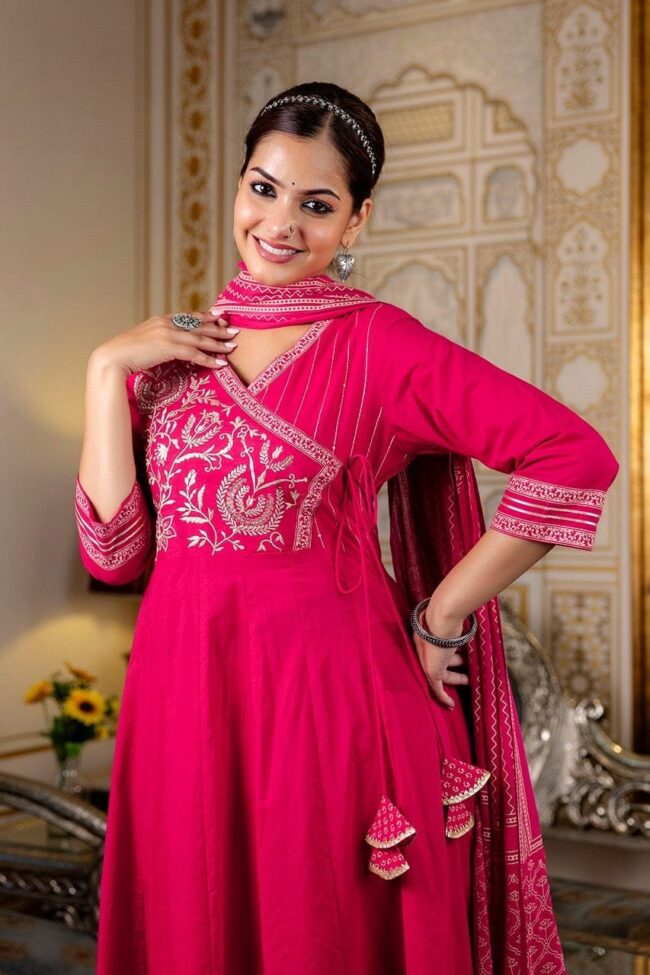 Trending Styling in Famous Floral Embroidery - Image 2