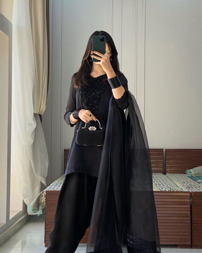🌟 Designer Beads Work 3-Piece Suit – BE-356 🌟