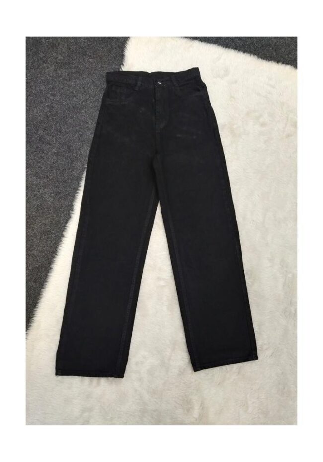 BLACK HIGH WAIST WIDE LEG JEANS 🖤 - Image 3