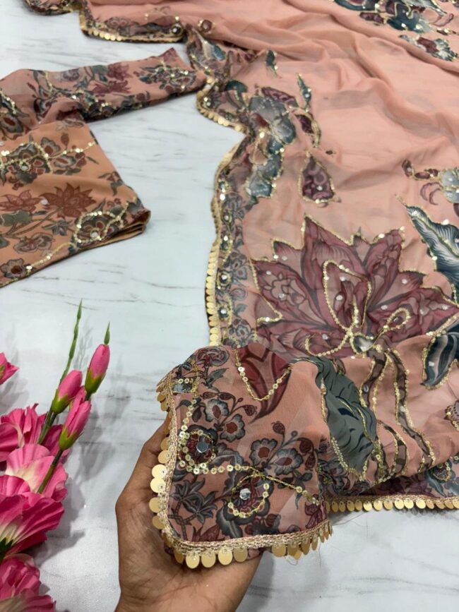SONIA – Designer Party Wear Sareee - Image 4