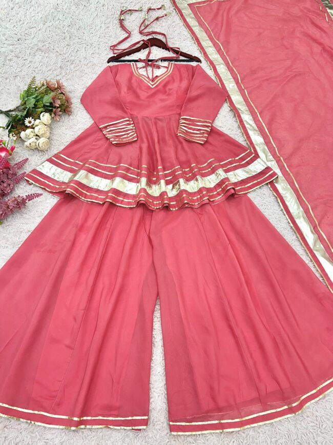 🌸✨ Raksha Bandhan Special Launch – Ethnic Kurti Sharara Set ✨🌸