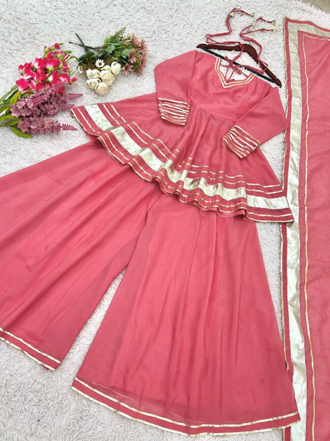 🌸✨ Raksha Bandhan Special Launch – Ethnic Kurti Sharara Set ✨🌸