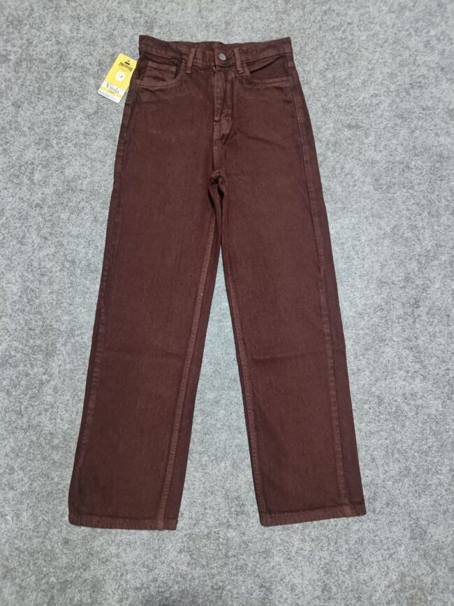 WIDE-LEG COMFORT DENIM PANTS - Image 3