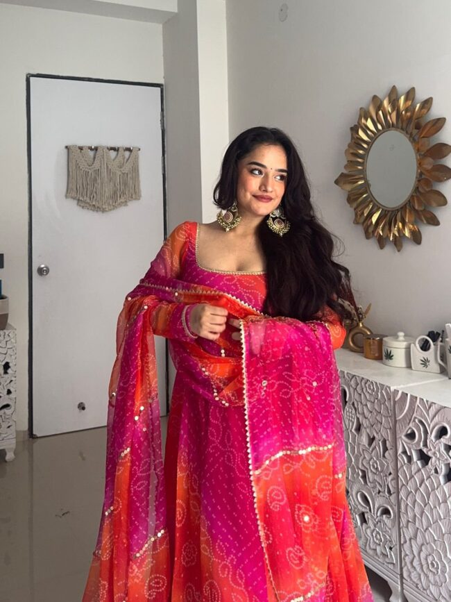 Comfortable Faux Georgette Gown Set with Stitched Pant & Elegant Dupatta ✨
